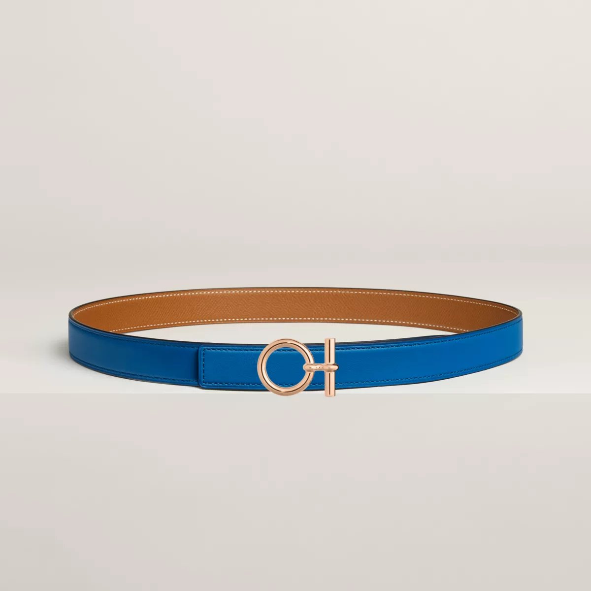 Flot belt buckle & Reversible leather strap 24 mm