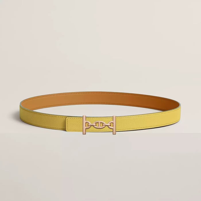 Lagune Belt Buckle & Reversible Leather Strap 24 MM
