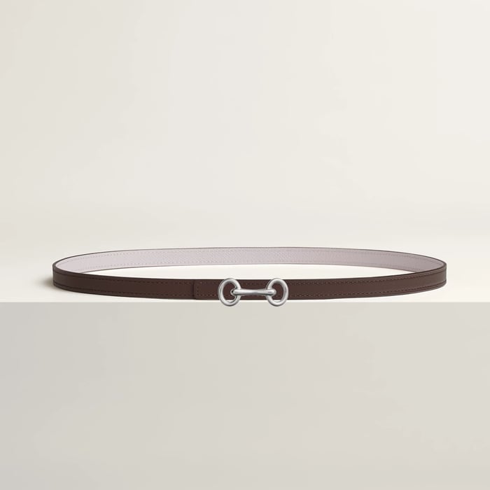 Heritage belt buckle & Reversible leather strap 13 mm