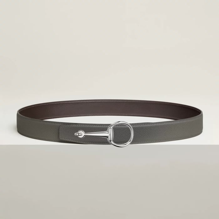 Casaque Belt Buckle & Reversible Leather Strap 32 MM