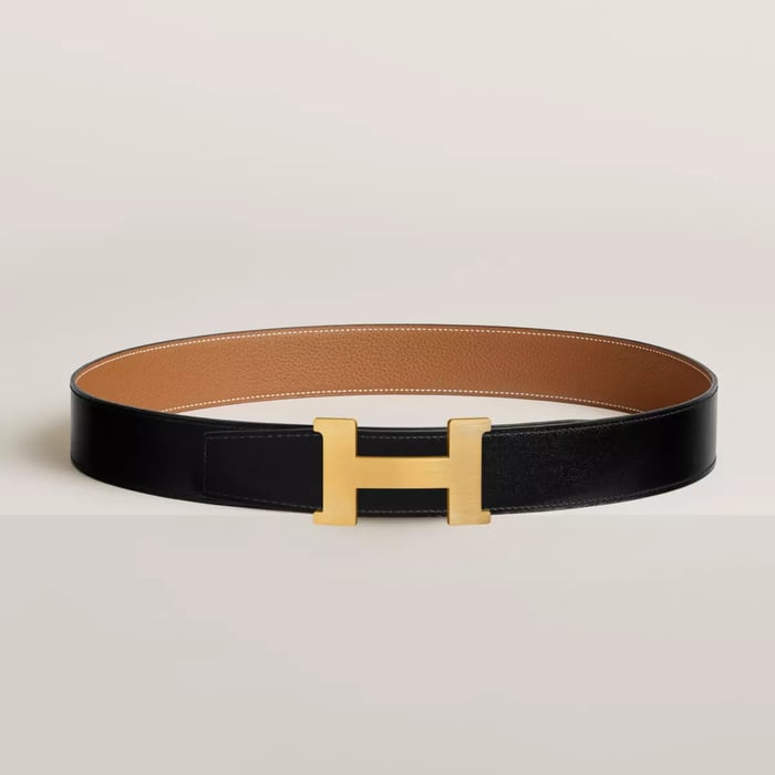 Constance Belt Buckle & Reversible Leather Strap 38 MM