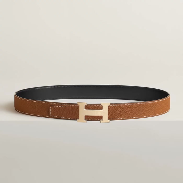 5382 Faubourg Belt Buckle & Reversible Leather Strap 32 MM
