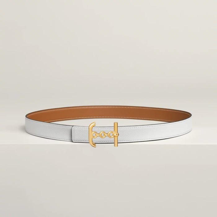 Ancre Marin Belt Buckle & Reversible Leather Strap 24 MM