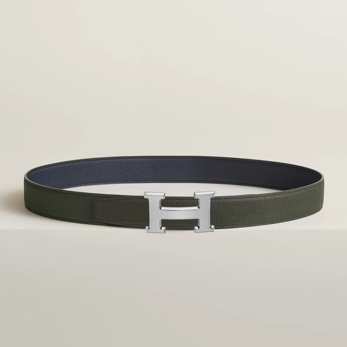 H 벨트 버클 & 리버서블 가죽 스트랩 32mm