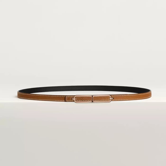 Roulis Belt Buckle & Reversible Leather Strap 13 MM