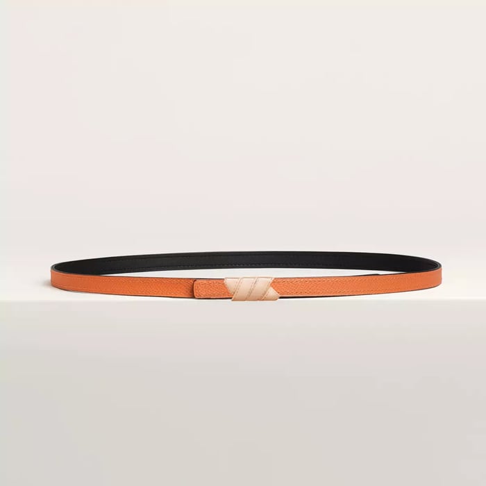 Ruban Belt Buckle & Reversible Leather Strap 13 MM