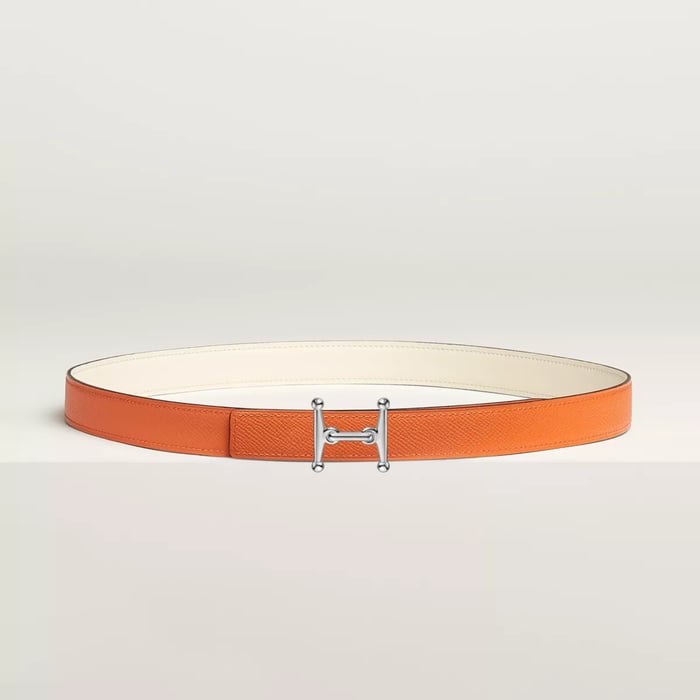 Mors H Belt Buckle & Reversible Leather Strap 24 MM