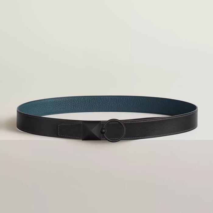 Medor XO belt buckle & Reversible leather strap 32 mm