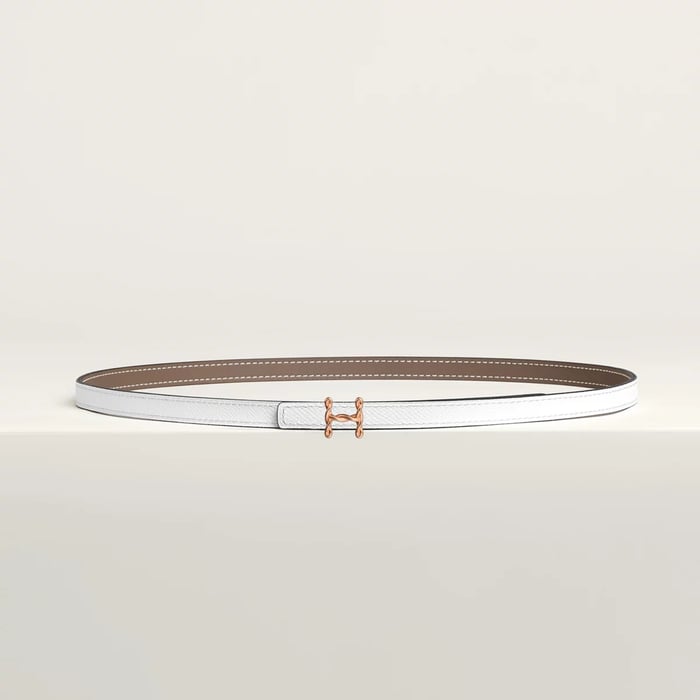 H Torsade Belt Buckle & Reversible Leather Strap 13 MM