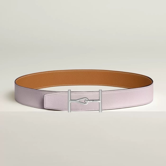 Jumbo Belt Buckle & Reversible Leather Strap 38 MM
