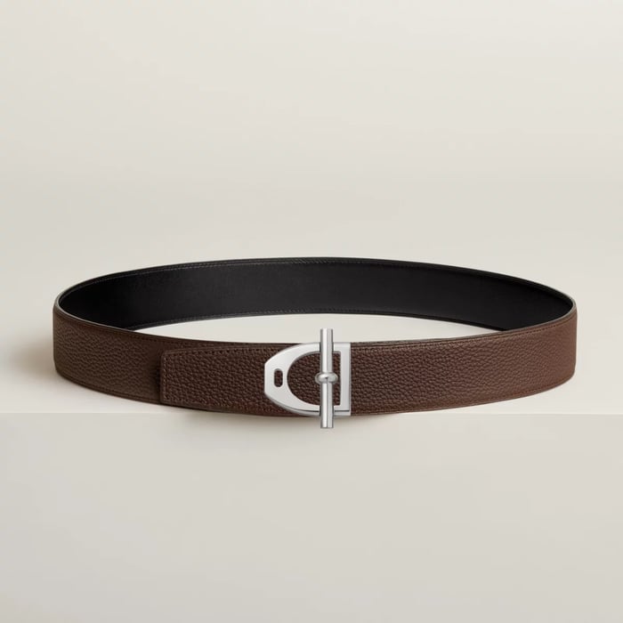 Neo Etrier Belt Buckle & Reversible Leather Strap 38 MM