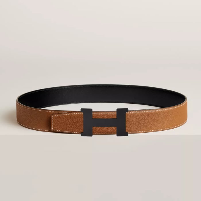 Constance Belt Buckle & Reversible Leather Strap 38 MM