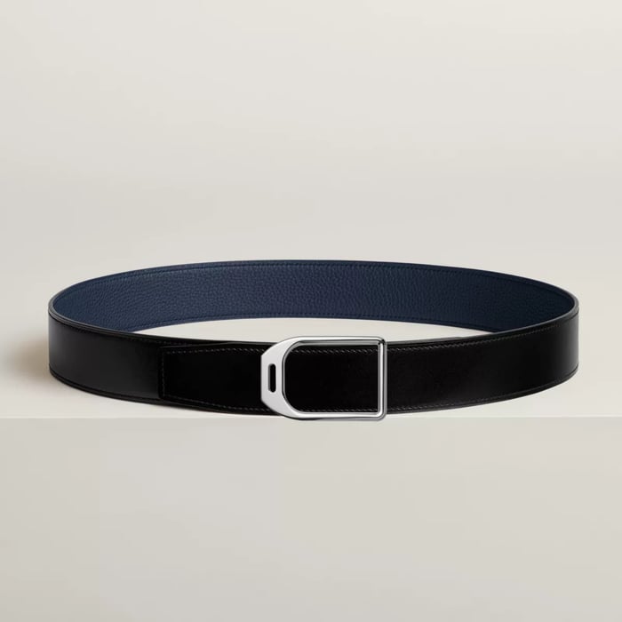 Jockey Belt Buckle & Reversible Leather Strap 38 MM