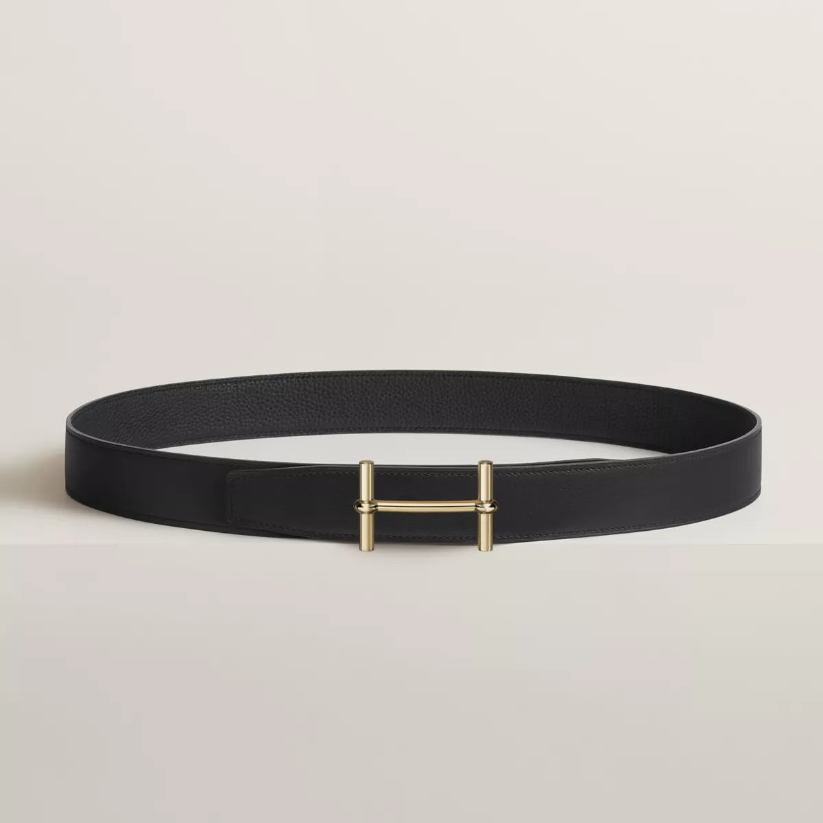 H d'Ancre belt buckle & Reversible leather strap 32 mm