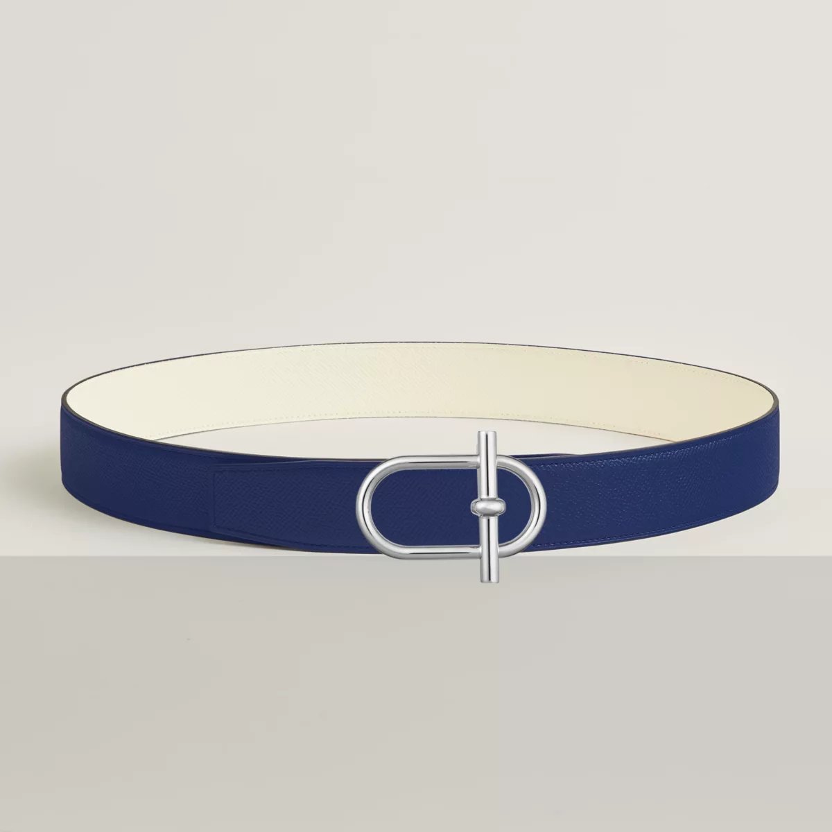 Ithaque belt buckle & Reversible leather strap 38 mm