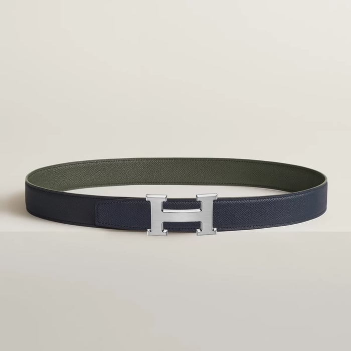 H 벨트 버클 & 리버서블 가죽 스트랩 32mm