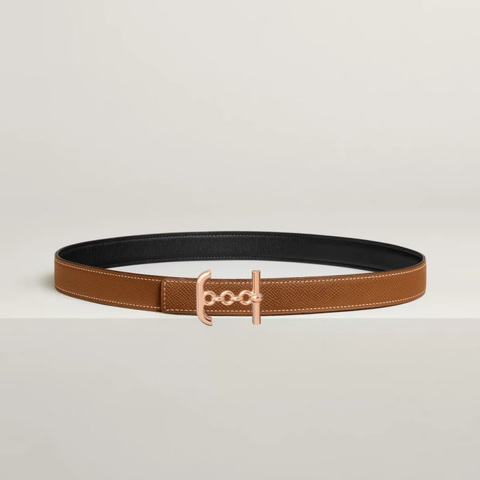 Ancre Marin Belt Buckle & Reversible Leather Strap 24 MM