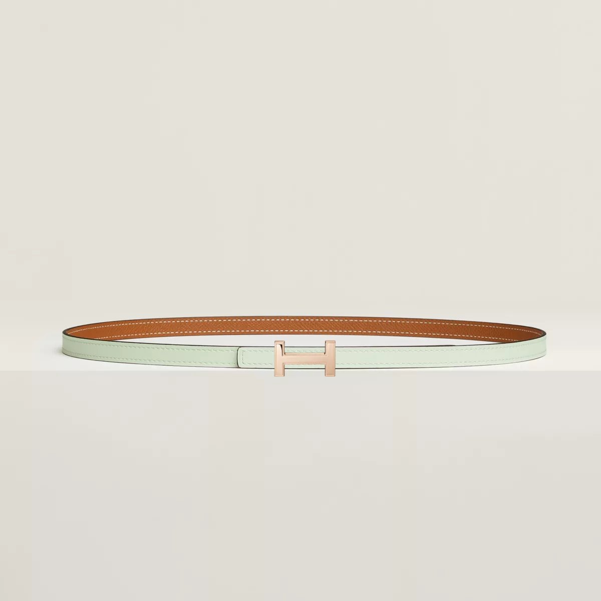 Focus belt buckle & Reversible leather strap 13 mm