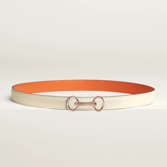 Heritage belt buckle & Reversible leather strap 24 mm
