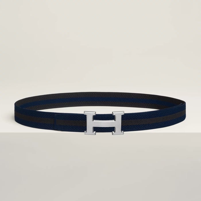 H Guillochee Belt Buckle & Team Band 32 MM