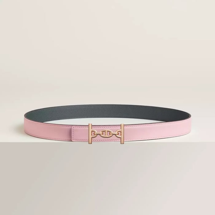 Lagune belt buckle & Reversible leather strap 24 mm