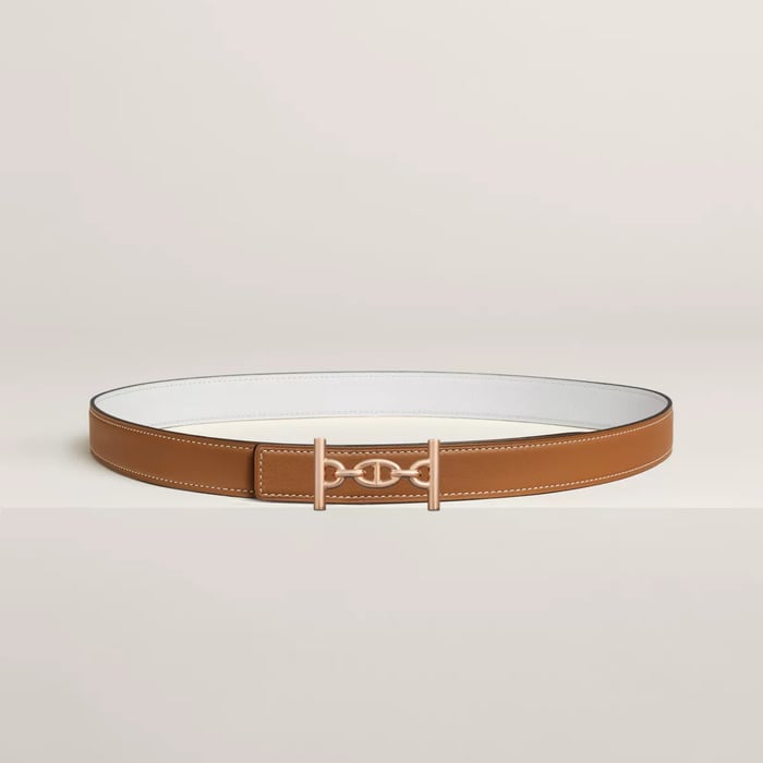 Lagune Belt Buckle & Reversible Leather Strap 24 MM