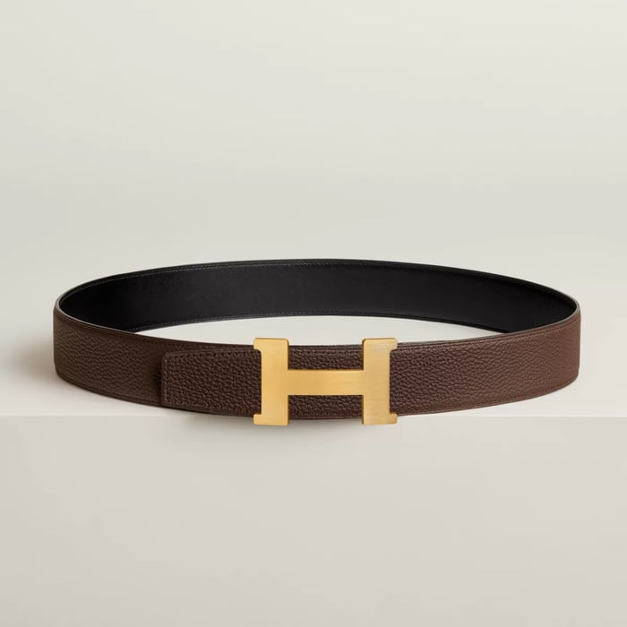 Constance Belt Buckle & Reversible Leather Strap 38 MM