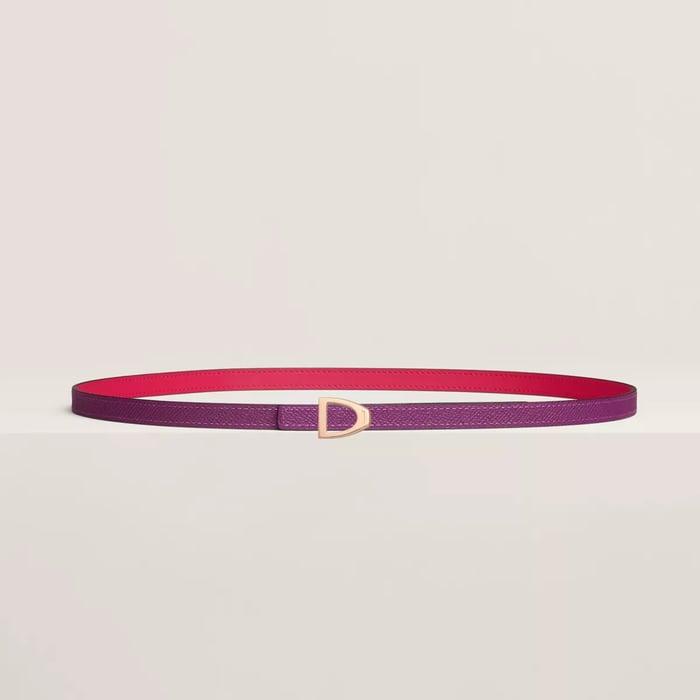 Cavaliere Belt Buckle & Reversible Leather Strap 13 MM