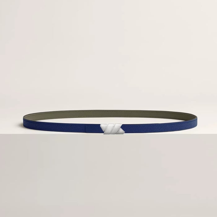 Ruban Belt Buckle & Reversible Leather Strap 13 MM