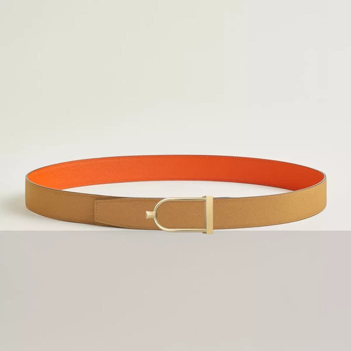 Ecrin Belt Buckle & Reversible Leather Strap 32 MM