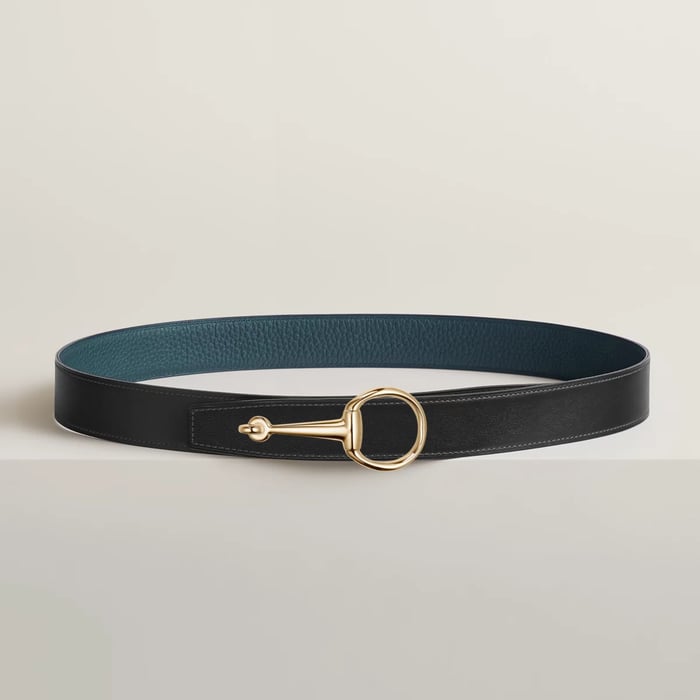 Casaque Belt Buckle & Reversible Leather Strap 32 MM