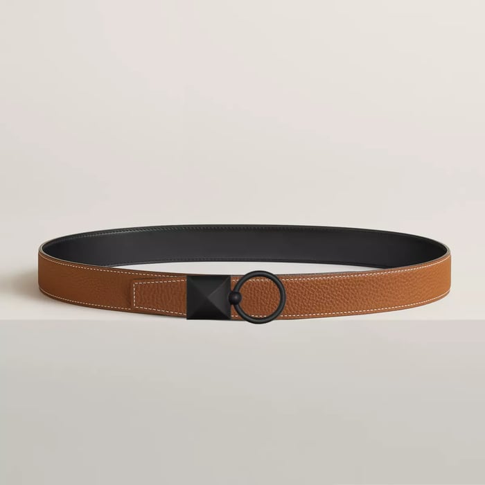 Medor Xo Belt Buckle & Reversible Leather Strap 32 MM