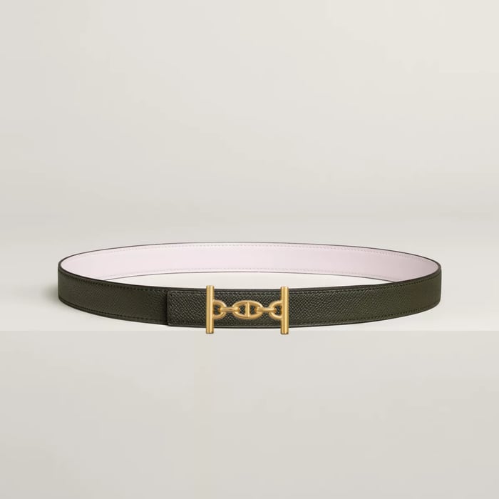 Lagune Belt Buckle & Reversible Leather Strap 24 MM