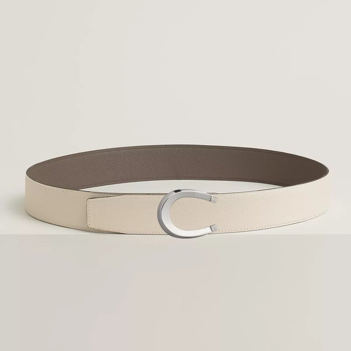 Luck Belt Buckle & Reversible Leather Strap 38 MM