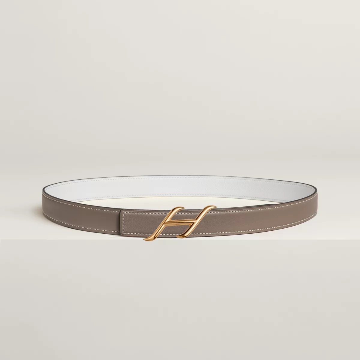 HDN belt buckle & Reversible leather strap 24 mm