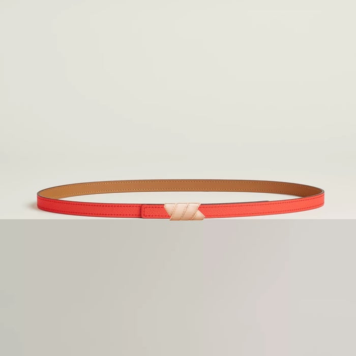 Ruban Belt Buckle & Reversible Leather Strap 13 MM