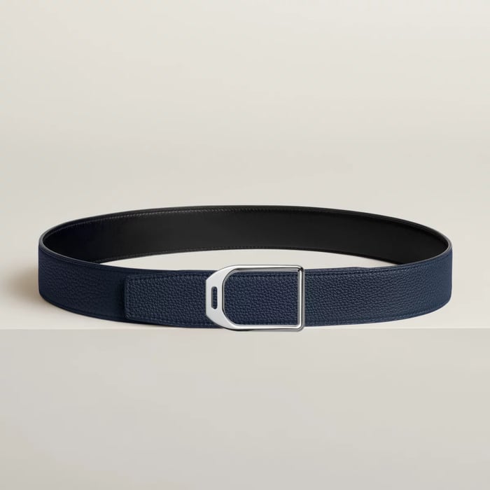 Jockey Belt Buckle & Reversible Leather Strap 38 MM