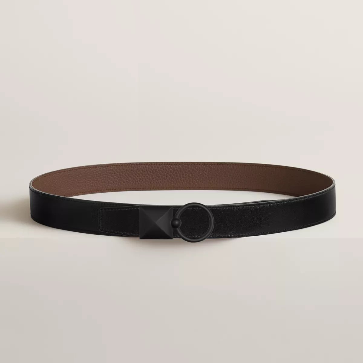 Medor XO belt buckle & Reversible leather strap 32 mm
