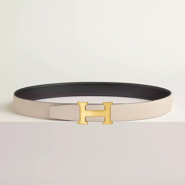 H Martelee 벨트 버클 & 리버서블 가죽 스트랩 32mm