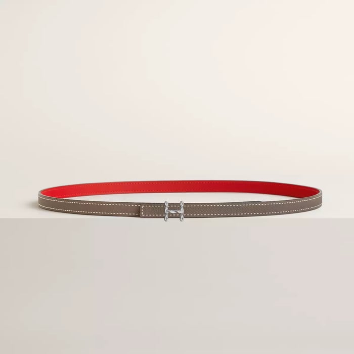 H Torsade Belt Buckle & Reversible Leather Strap 13 MM