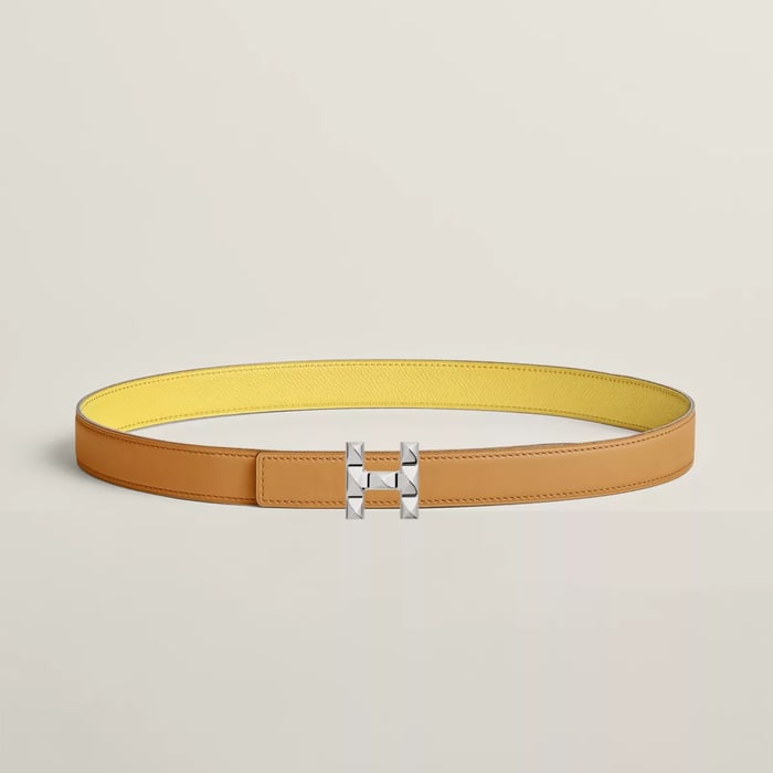 H Infini belt buckle & Reversible leather strap 24 mm
