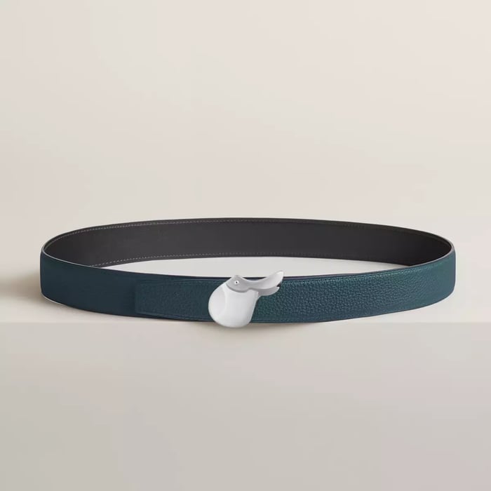 Hippolyte Belt Buckle & Reversible Leather Strap 32 MM