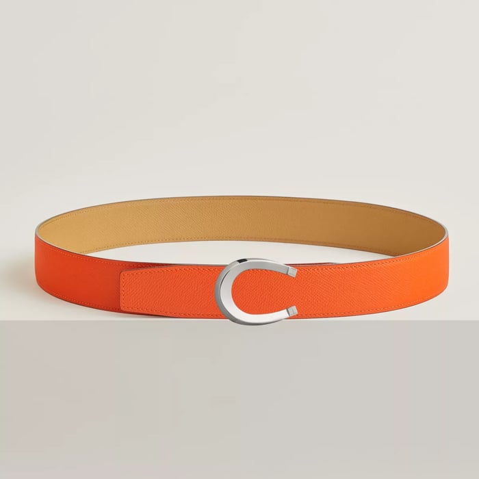 Luck Belt Buckle & Reversible Leather Strap 38 MM