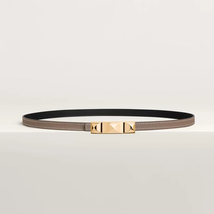 Infini Belt Buckle & Reversible Leather Strap 13 MM