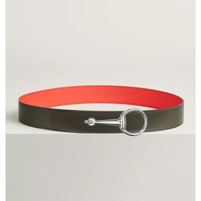 Casaque Belt Buckle & Reversible Leather Strap 38 MM