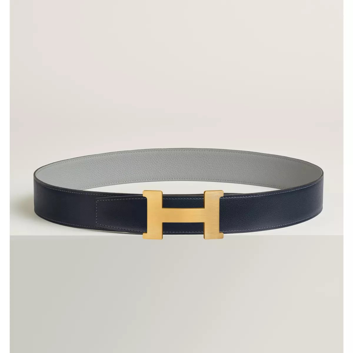 Constance belt buckle & Reversible leather strap 38 mm