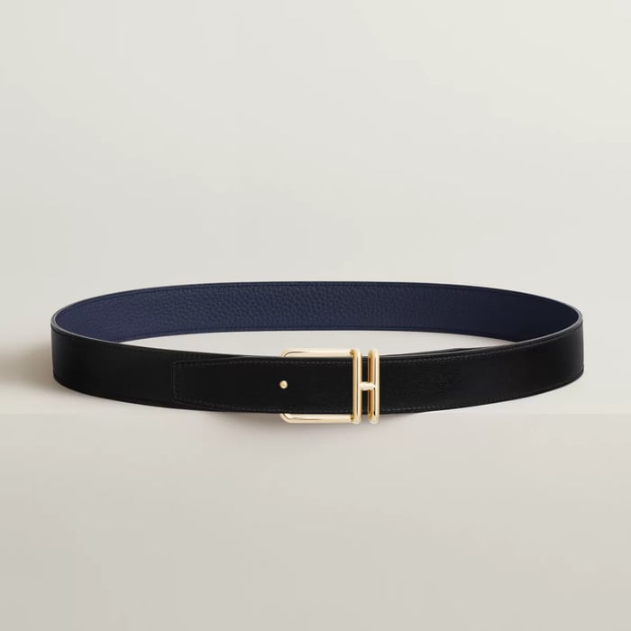 Volte-face Reversible Belt Buckle & Reversible Leather Strap 32 MM
