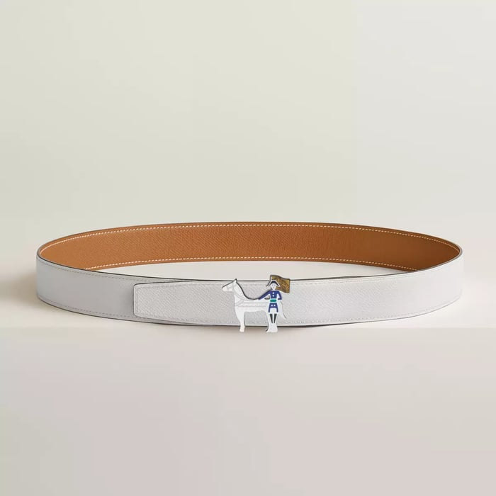 Artificier Belt Buckle & Reversible Leather Strap 32 MM