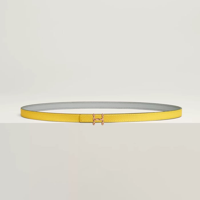 H Torsade Belt Buckle & Reversible Leather Strap 13 MM
