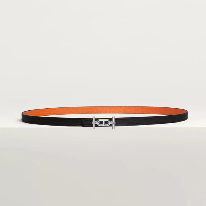 Boucle de ceinture Ancre & Cuir de ceinture réversible 13 mm
